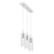 Jonathan Y Mium 21.63" 3-Light Modern Style Iron/Crystal/Glass Integrated LED Linear Pendant, Chrome JYL1705A - alternate 5