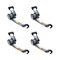 Mytee Products 1-1/2in X 8ft Mountable Rack Ratchet Tie-Down - 500 lbs Working Load Limit, 4PK RS158-MRx4 - alternate 4