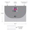 C-Line Products 8-1/2" x 11" Smoke Horizontal 7-Pocket Expanding File, 12EA/DS 48301-DS - alternate 2