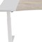Homeroots 63" Adjustable Brown and White Standing Desk 528674 - alternate 2