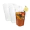 Smarty Had A Party 52 oz. Clear Square Plastic Disposable Pitchers (24 Pitchers), 24PK 552S-CASE - alternate 7