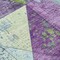 Homeroots 9' X 12' Purple And Lime Green Geometric Washable Indoor Outdoor Area Rug 618731 - alternate 2