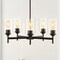 Jonathan Y Orpheus 24" 5-Light Farmhouse Industrial Iron Cylinder LED Chandelier, Oil Rubbed Bronze/Clear JYL9546A - alternate 4