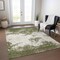 Homeroots 8' X 10' Olive Green Gray And Ivory Abstract Washable Indoor Outdoor Area Rug 599517 - alternate 3