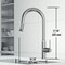 Vigo Hart Arched Single Handle Pull-Down Spout Kitchen Faucet in Stainless Steel VG02035ST - alternate 3