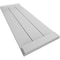 Ekena Millwork Rustic Three Board Joined Board-n-Batten Smooth Faux Wood Shutters w/End Batten, 16 1/2W x 60H, PR SHUBJE16X60SMPR - alternate 6