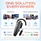 Delton Wireless Single-Ear Bluetooth Computer Headset with Mic, Black 87X - alternate 3
