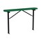 Leisure Craft Bench w/o Back, Ingroud Mount, 6ft., Green B6XPIG-GREEN - alternate 1
