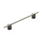 Amerock Transcendent 7-9/16 in 192 mm Center-to-Center Matte Black/Silver Champagne Cabinet Pull BP7414192MBSC - alternate 1