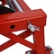 Edendirect 300 lbs. Capacity Motorcycle Scissor Jack in Red with 4-Wheels IR-W46577206 - alternate 6