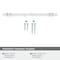 Amerock Carrione 8 inch 203mm Center-to-Center Marble White/Polished Chrome Cabinet Pull BP36663MW26 - alternate 2