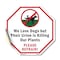 Signmission We Love Dogs but Their Urine Is Kil, 18 Inch X 18 Inch, Vinyl Decal OC-D-18-343 - alternate 1
