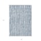 Homeroots 5' X 8' Blue And Ivory Abstract Washable Indoor Outdoor Area Rug 588505 - alternate 2