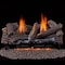 Duluth Forge Ventless Natural Gas Log Set - 24 in. Stacked Oak, 33,000 BTU, Remote Control DLS-N24R-2 - alternate 1