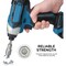 Neiko 1/4'' Drive CrV Steel Hex Shank Magnetic Nut Driver Set, 8-Pieces, 6-13 mm Metric Size 10065A - alternate 3