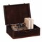 Vintiquewise Vintiquewise Vintage-Style Wooden Display Suitcase Box with Faux Leather Trim & Brass Hardware QI003235 - alternate 2