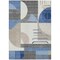 Homeroots 8' X 10' Blue Gray And Ivory Geometric Washable Indoor Outdoor Area Rug 617977 - alternate 5