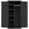 Sandusky Lee Medium Duty Welded Steel Combination Cabinet, 36x24x72, Black CAC1362472-09 - alternate 1