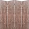 Homeroots 84" Brown Folding Four Panel Screen Room Divider 342772 - alternate 5