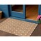 Homeroots 3' X 5' Copper And Beige Geometric Washable Indoor Outdoor Area Rug 596015 - alternate 1