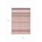 Homeroots 3' X 5' Pink Blush And Burgundy Striped Washable Indoor Outdoor Area Rug 614821 - alternate 4