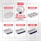 Bakken- Swiss BAKKEN 6-Piece Nonstick Bakeware Set, Carbon Steel, Blue and Gray, PFOA-Free, Oven Safe, 450 DegF BAKDIERBLUE - alternate 4