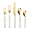 Mepra Fantasia Ice Gold Flatware Set - 5 Pieces - Light Blue 10A622005OI - alternate 1