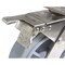 Vestil Thermoplastic Rubber Swivel With Total Brake Caster 8 In. Diameter x 2 In. Width 675 lb Gray CST-E-SS-8X2TPR-SWTB - alternate 6