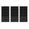 Manhattan Comfort Rivington 40in Bookcase Cabinet in Black - Set of 3 3-BC006-BK - alternate 4