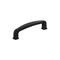 Amerock Franklin 3-3/4 inch (96mm) Center-to-Center Matte Black Cabinet Pull, 10PK 10VMP37051MB - alternate 1