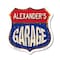 Signmission Alexander's Garage, 6 Inch X 6 Inch, Plastic Sign SHI-P-6-383-ALEXANDER - alternate 1