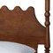 Baxton Studio Hoffman Platform Bed - Bed Frame with Scalloped Design and Turned Posts, Walnut Brown, King 272-14824-ZORO - alternate 3