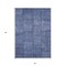 Homeroots 3' X 5' Denim Blue And Sky Blue Patchwork Washable Indoor Outdoor Area Rug 581581 - alternate 5