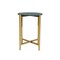 Homeroots 21" Green and Gold Marble and Metal Round End Table 632678 - alternate 5