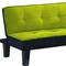 Homeroots 66" Green Fabric Sofa With Black Legs 285671 - alternate 4
