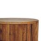 Homeroots 18" Natural Solid Wood Oval Two Drawer Nightstand 651547 - alternate 4