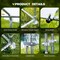 Wrightmaster 9.8 ft. x 9.8 ft. x 6.5 ft.  Large Metal Chicken Coop w/ Waterproof and Anti-Ultraviolet Cover ZR-5505P437813 - alternate 6