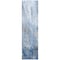 Homeroots 8' Runner Ivory Blue and Gray Abstract Washable Non Skid Indoor Outdoor Runner Rug 559587 - alternate 5