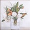 Homeroots Magnolia Bouquet Silver Framed Print Wall Art 484178 - alternate 3