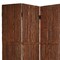 Homeroots 72" Brown Wood Folding Three Panel Screen Room Divider 274745 - alternate 4