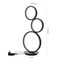Jonathan Y Juno 17.25" 3-Light Modern Contemporary Iron Dimmable Integrated LED Table Lamp w/Touch Sensor, Black JYL7102A - alternate 3