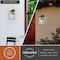 Vaxcel Sutton, 14 in H, Black Outdoor Wall Sconce, Seeded Glass, LED Compatible T0816 - alternate 6
