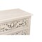 Homeroots 30" White Solid Wood Distressed Three Drawer Nightstand 521193 - alternate 6