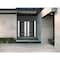 Vdomdoors Front Exterior Prehung Metal-Plastic Double Doors / MANUX 8088 Antracite / 2 Sidelites Exterior Win MANUX8088DEXD-ANT-RH-W14+72+14xH80 - alternate 2