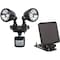 Maxsa Innovations Solar-Powered Dual-Head LED Security Spotlight (Black) 44215 - alternate 1