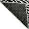 Homeroots 3' X 5' Black And Ivory Abstract Washable Indoor Outdoor Area Rug 598950 - alternate 6