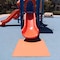 Rubber-Cal TFS-128 Playground Slide Mats, 5mm x 4ft x 4ft, Blue 03-288-LB-44 - alternate 5