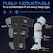Serenelife Air Compression Leg Massager, Full Leg Massager with Heat and Compression, Portable and Adjustable SLLGMSGR41GY - alternate 2