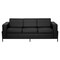 Office Star Products Arctic Sofa, Black Faux Leather ARCT53-U65 - alternate 7