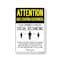 Signmission Public Safety, Gas Station Customers Practice Social Distancing, 10in X 7in, OS-NS-A-710-25358 OS-NS-A-710-25358 - alternate 1
